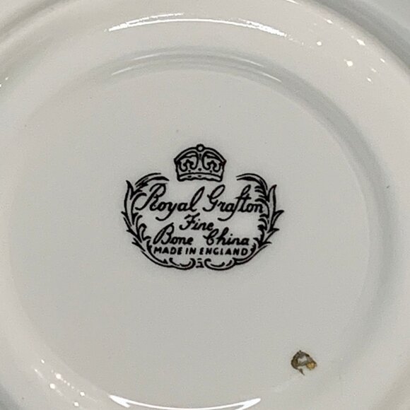 Vintage Royal Grafton Lily of the Valley Cup & Saucer Fine Bone China England - Picture 5 of 9